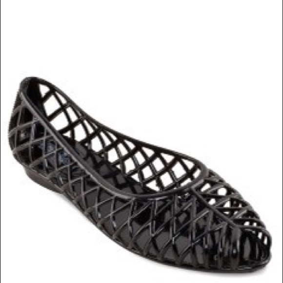 american apparel jelly flats